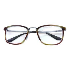 Columbia Eyeglasses Frames C8018 281 Brown Horn Silver Square Full Rim 52-19-140